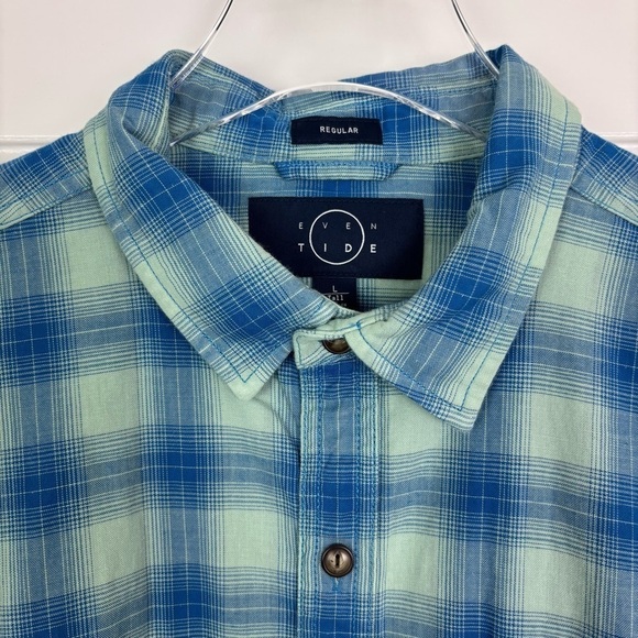 Even Tide NWOT Button Down Cotton Shirt - Picture 3 of 8